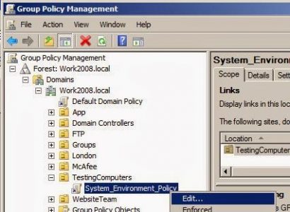 Add Environment Variable via Group Policy