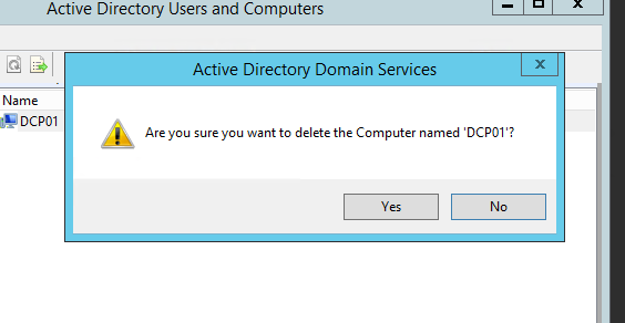 thumbnail image 2 of blog post titled Step-By-Step: Manually Removing A Domain Controller Server 