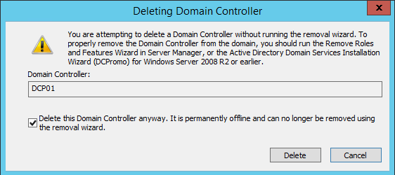 thumbnail image 3 of blog post titled Step-By-Step: Manually Removing A Domain Controller Server 