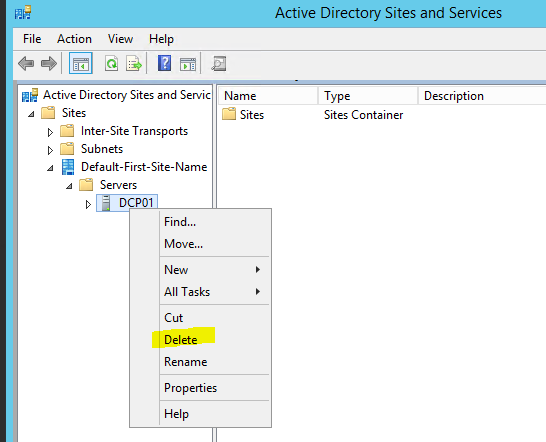 thumbnail image 4 of blog post titled Step-By-Step: Manually Removing A Domain Controller Server 